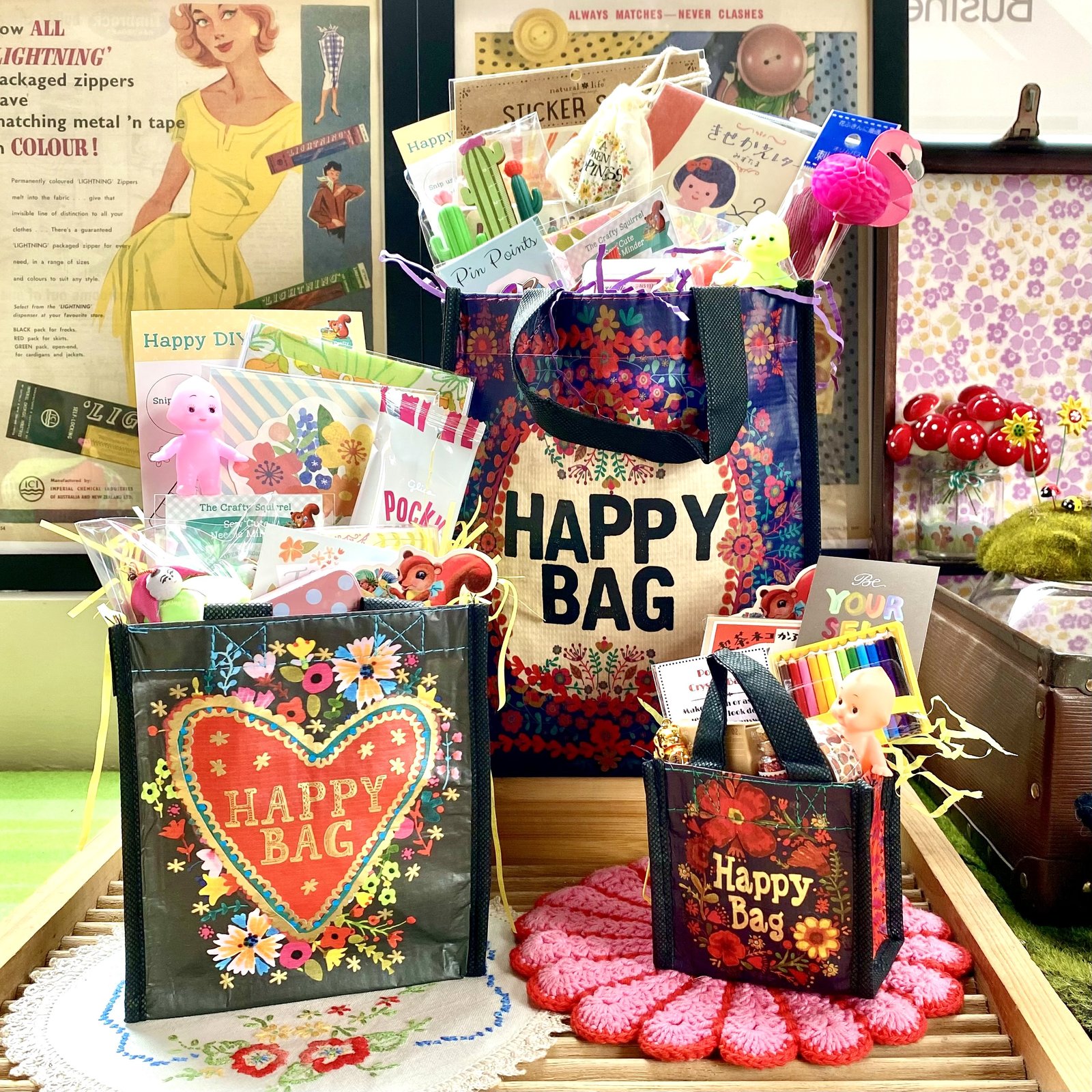 her lip to happy bag バッグ、ネックレス、マスクセットの+stbp.com.br